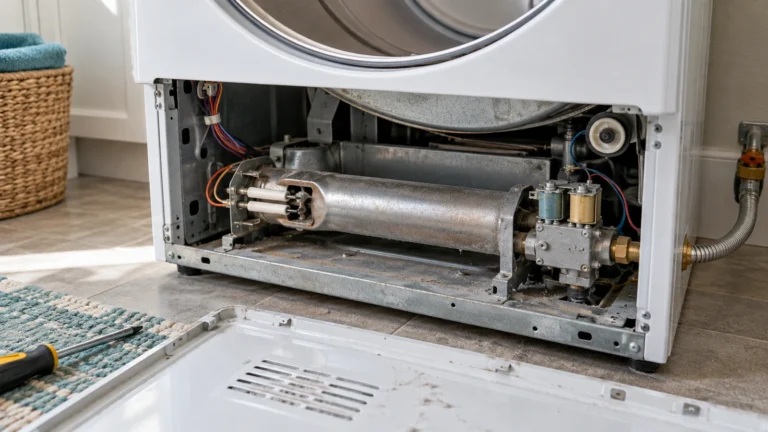 Cold gas dryer burner assembly with igniter and valve coils